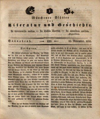 Eos Samstag 10. November 1832