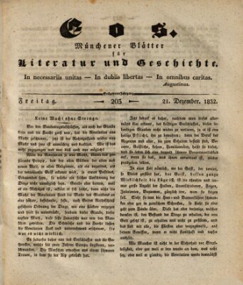 Eos Freitag 21. Dezember 1832