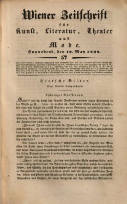 Wiener Zeitschrift für Kunst, Literatur, Theater und Mode Samstag 12. Mai 1838