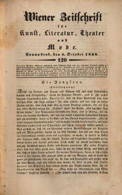 Wiener Zeitschrift für Kunst, Literatur, Theater und Mode Samstag 6. Oktober 1838