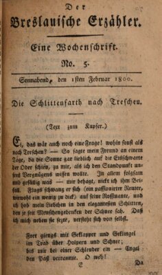 Der breslauische Erzähler Samstag 1. Februar 1800