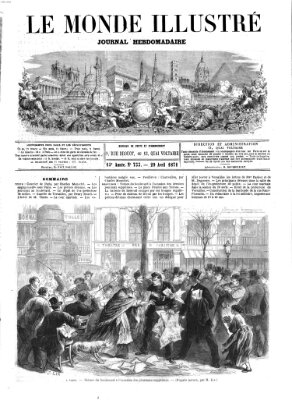 Le monde illustré Samstag 29. April 1871