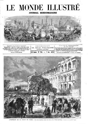 Le monde illustré Samstag 7. Oktober 1871