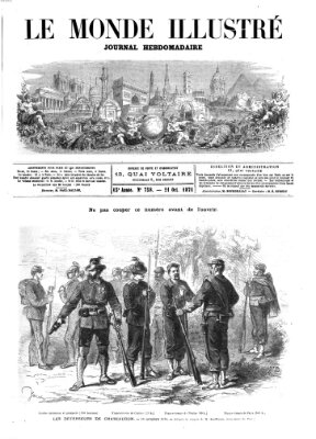 Le monde illustré Samstag 21. Oktober 1871