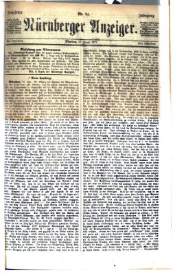 Nürnberger Anzeiger Dienstag 24. Januar 1871