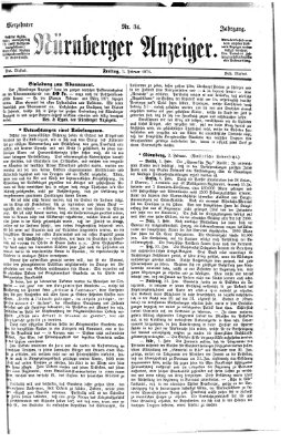 Nürnberger Anzeiger Freitag 3. Februar 1871