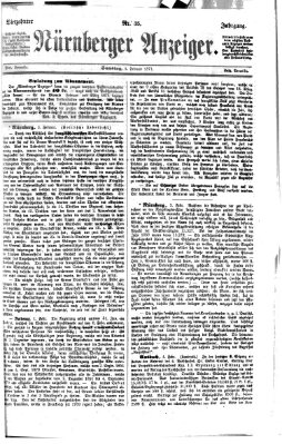 Nürnberger Anzeiger Samstag 4. Februar 1871