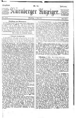 Nürnberger Anzeiger Samstag 11. März 1871