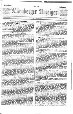 Nürnberger Anzeiger Montag 13. März 1871