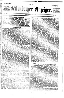 Nürnberger Anzeiger Sonntag 26. März 1871