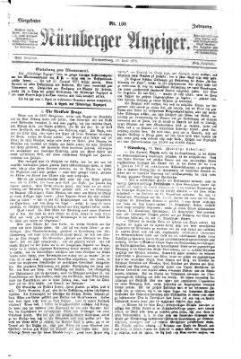 Nürnberger Anzeiger Donnerstag 20. April 1871