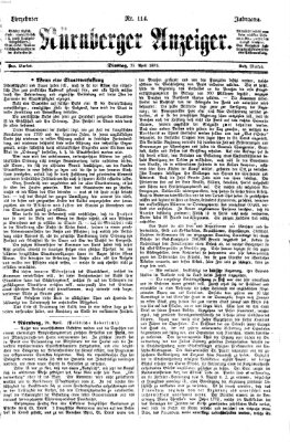 Nürnberger Anzeiger Dienstag 25. April 1871