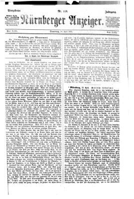 Nürnberger Anzeiger Samstag 29. April 1871