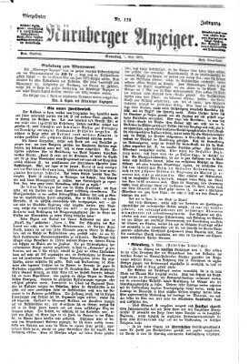 Nürnberger Anzeiger Sonntag 7. Mai 1871