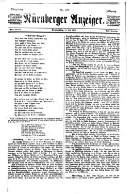 Nürnberger Anzeiger Donnerstag 18. Mai 1871