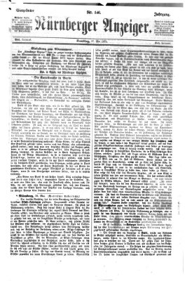 Nürnberger Anzeiger Samstag 27. Mai 1871