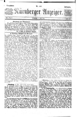 Nürnberger Anzeiger Dienstag 30. Mai 1871