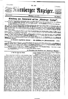 Nürnberger Anzeiger Montag 19. Juni 1871