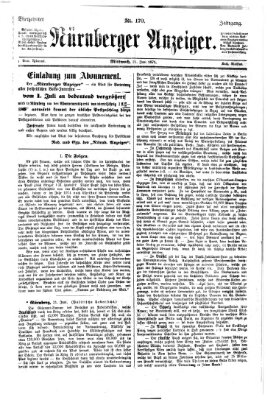 Nürnberger Anzeiger Mittwoch 21. Juni 1871