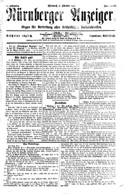 Nürnberger Anzeiger Mittwoch 4. Oktober 1871