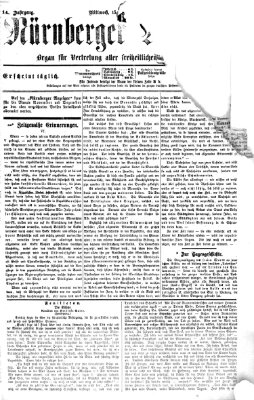 Nürnberger Anzeiger Mittwoch 15. November 1871