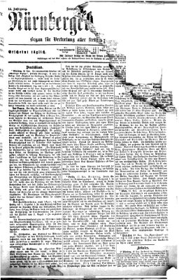 Nürnberger Anzeiger Sonntag 19. November 1871