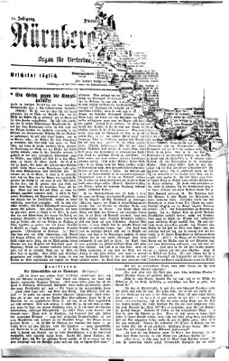 Nürnberger Anzeiger Dienstag 28. November 1871