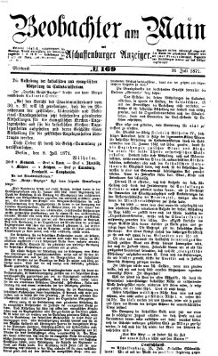 Beobachter am Main und Aschaffenburger Anzeiger Mittwoch 26. Juli 1871