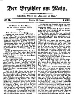 Der Erzähler am Main (Beobachter am Main und Aschaffenburger Anzeiger) Samstag 21. Januar 1871