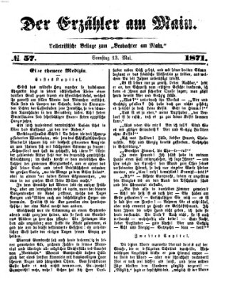 Der Erzähler am Main (Beobachter am Main und Aschaffenburger Anzeiger) Samstag 13. Mai 1871