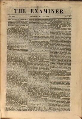 Examiner Samstag 15. Juli 1843