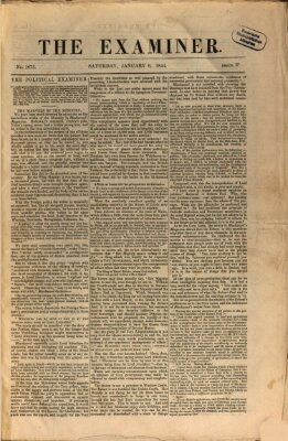 Examiner Samstag 6. Januar 1844