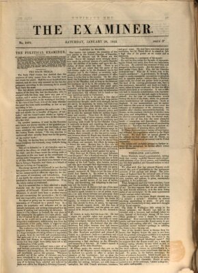 Examiner Samstag 20. Januar 1844