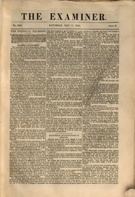 Examiner Samstag 11. Mai 1844