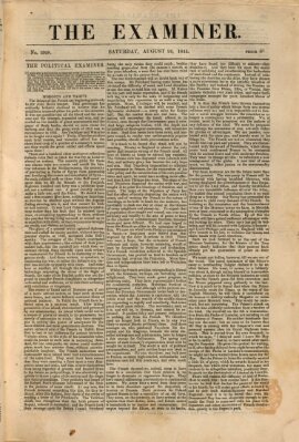 Examiner Samstag 24. August 1844