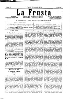 La frusta Freitag 6. Januar 1871