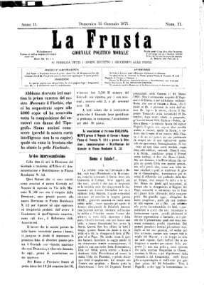 La frusta Sonntag 15. Januar 1871