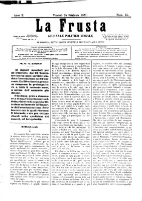 La frusta Freitag 24. Februar 1871