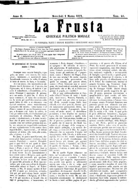 La frusta Mittwoch 1. März 1871