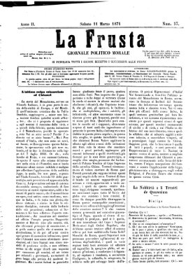 La frusta Samstag 11. März 1871