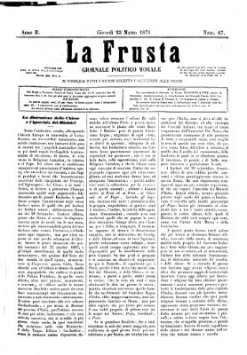 La frusta Donnerstag 23. März 1871