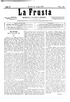 La frusta Dienstag 25. April 1871