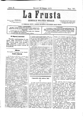 La frusta Dienstag 30. Mai 1871