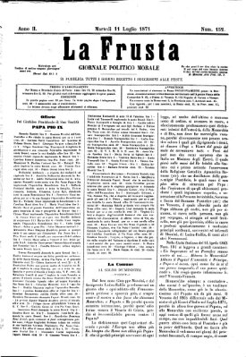 La frusta Dienstag 11. Juli 1871