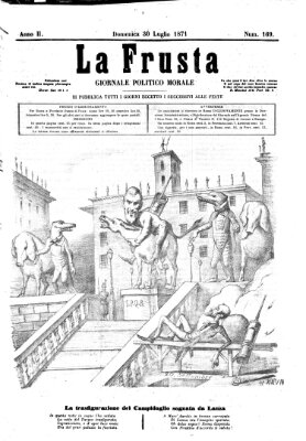 La frusta Sonntag 30. Juli 1871