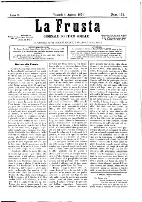 La frusta Freitag 4. August 1871