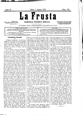 La frusta Samstag 5. August 1871