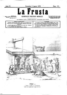 La frusta Sonntag 6. August 1871