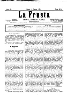 La frusta Samstag 19. August 1871