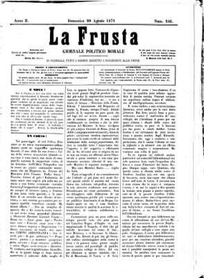 La frusta Sonntag 20. August 1871